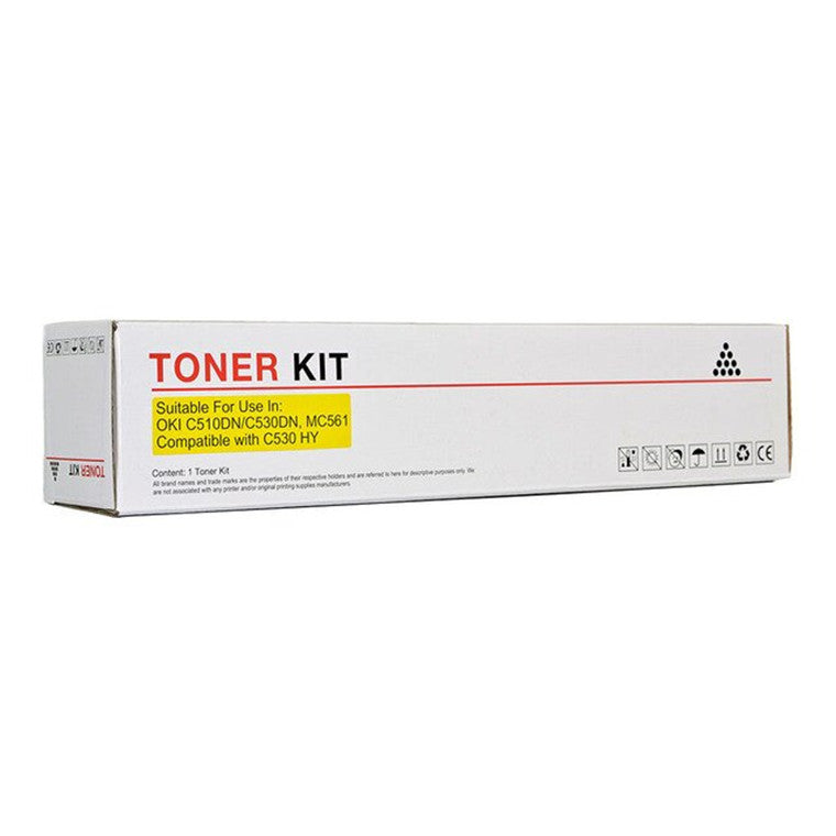 IOC530Y - Okin Wiederaufbereitete OKI C510 C530 MC561 Gelb Tonerkartusche (44469725)