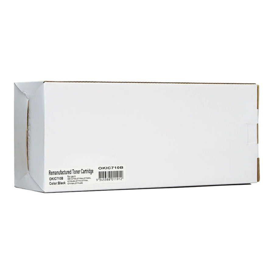 Okin IOC710B - Icon Compatible OKI C710 711 Black Toner Cartridge (44318612)