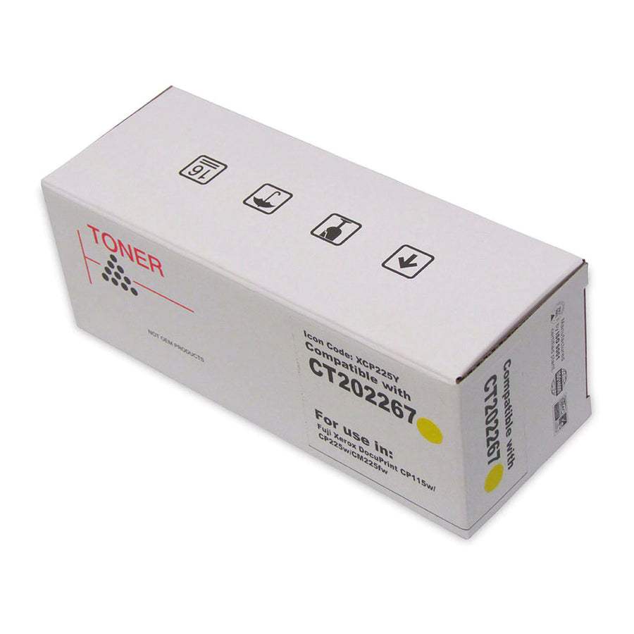 Okin XCP225Y – Icon Kompatible Fuji Xerox CT202267 Gelb Tonerkartusche
