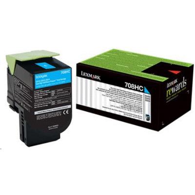 Lexmark Lexm 708HC HY Cyan Toner