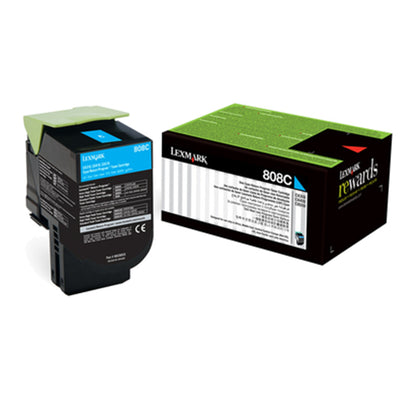 Lexmark Lexm 808C Cyan Toner