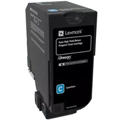 Lexmark Lexm 74C6HC0 HY Cyan Toner