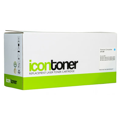 Okin ICF381A - Icon Remanufactured HP CF381A Cyan Toner Cartridge (312A)
