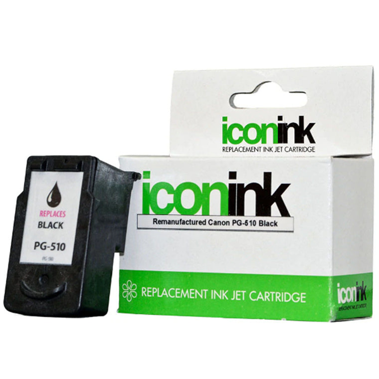 Okin ICPG510 – Icon Wiederaufbereitete Canon PG510 Schwarze Tintenpatrone