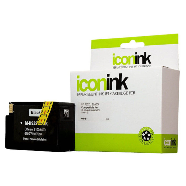 Okin IHP932B - Icon kompatible HP 932 XL Schwarz Tintenpatrone (CN053AA