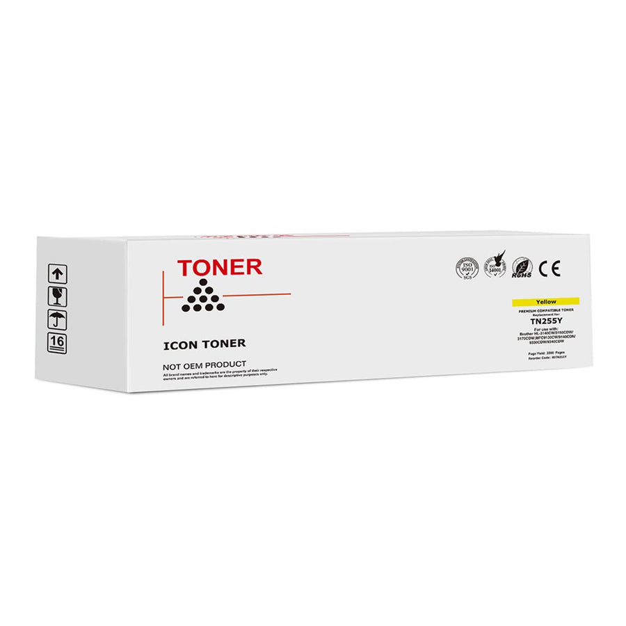 IBTN255Y - Okin Compatible Brother TN255 Yellow Toner Cartridge