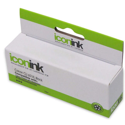 Okin ICCLI651BK - Icon Compatible Canon CLI651XL Black Ink Cartridge