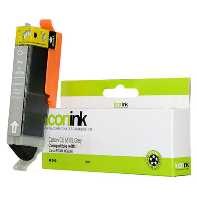 Okin ICCLI651GY - Icon Compatible Canon CLI651XL Grey Ink Cartridge