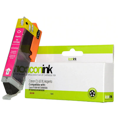 ICCLI651M - Okin Kompatible Canon CLI651XL Magenta Tintenpatrone