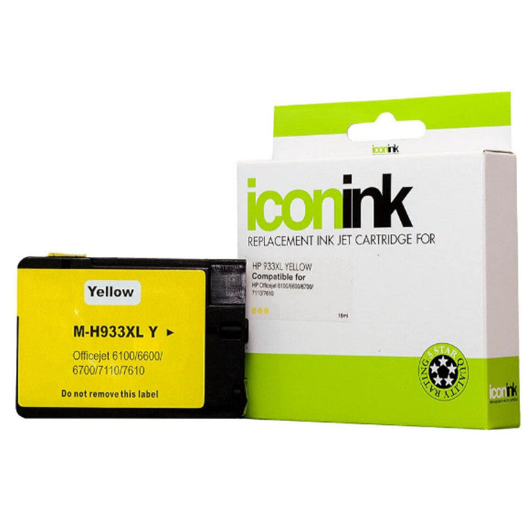 Okin IHP933Y - Icon Kompatible HP 933 XL Gelbe Tintenpatrone (CN056AA