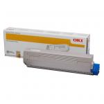 O833C - Oki C833N Cyan Ton 46443107