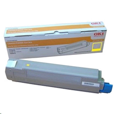 43487725 - Oki C8600 HY Yellow Toner