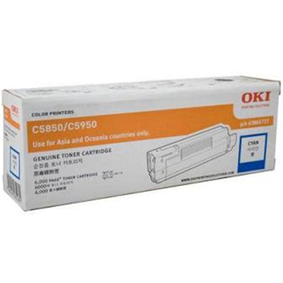 43865727 - Oki C58/5950 Cyan Toner