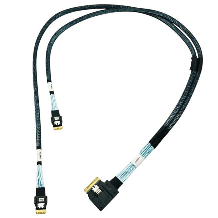 IBM Cable SAS Internal 2xSFF-8654 8i Left to 4xSFF-8654 4i Straight - FRU