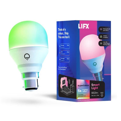 LFXA19950RGBWB22AU - LIFX SuperColour 950 Lumens B22 Smart Light