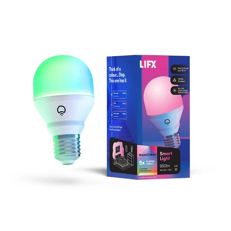 LFXA19950RGBWE27AU - LIFX SuperColour 950 Lumens E27 Smart Light