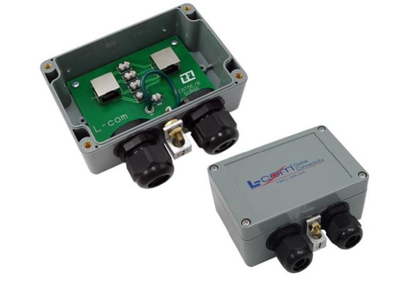 L-com LP-26 - ALS-CAT6JT Weatherproof Gigabit Ethernet Lighting Protector