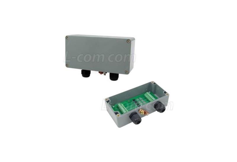 L-com LP-27 - AL-CAT6W Cat6 Gigabit Ethernet Lightning Protector