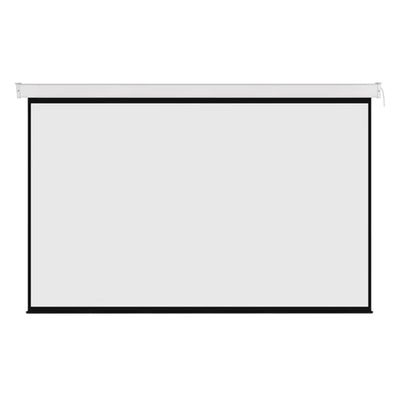 Bracom 16:10 ratio projector screen, 100inch (View Size 2150x1350mm) with Matte White fabric & flexible mounting brackets for wall or ceiling mount installation - Electric
