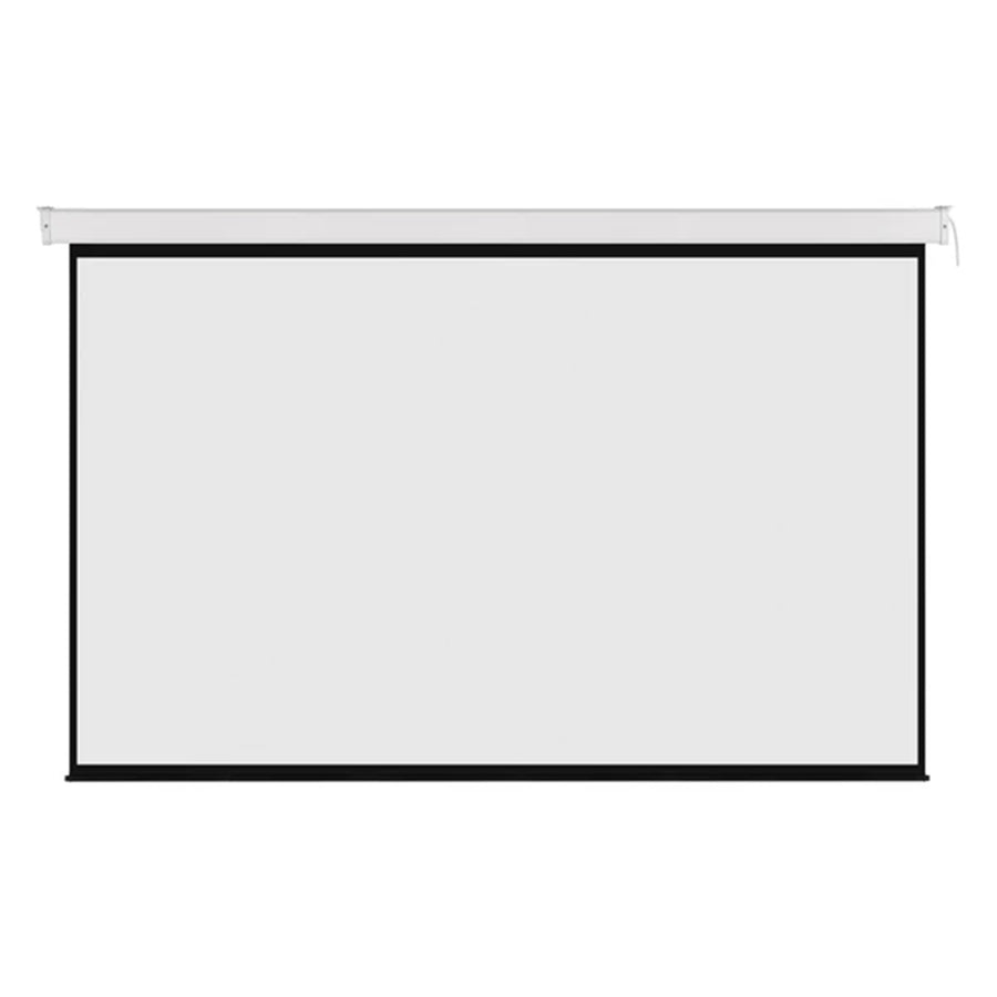 Bracom 16:10 ratio projector screen, 100inch (View Size 2150x1350mm) with Matte White fabric & flexible mounting brackets for wall or ceiling mount installation - Electric