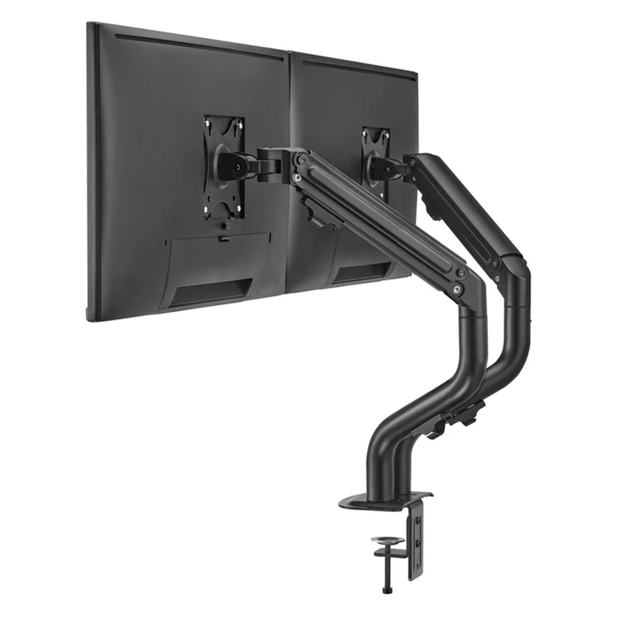 Bracom BT-DTM71-C024N - Zwei-Monitor-Monitorarm mit rohrförmigem Gasfeder-Gegengewicht