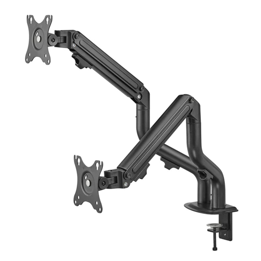 Bracom BT-DTM71-C024N - Zwei-Monitor-Monitorarm mit rohrförmigem Gasfeder-Gegengewicht