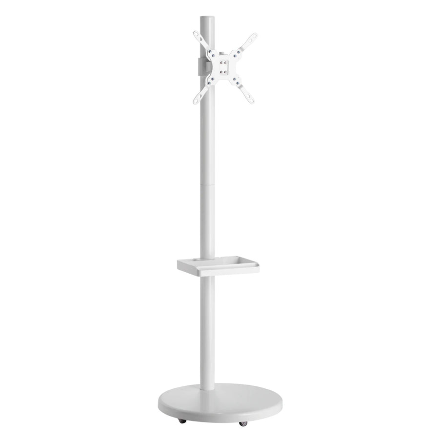 Bracom TT38-22TW Mobile Spring assisted Display Floor Stand White Fit Most 17"-43"