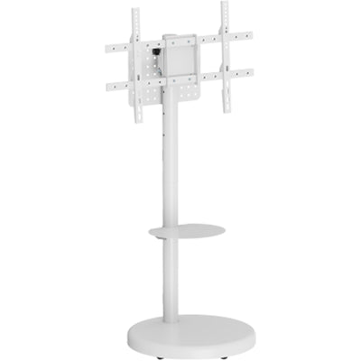 Bracom BT-TT38-46TW – Schwerlast-TV-Bodenständer für Fernseher bis 86 Zoll, weiß