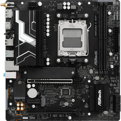 ASRock B850M-X WiFi R2.0 MATX Motherboard For AMD Ryzen 7000/8000/9000 Series CPUs Socket AM5 - AMD B850 Chipset - PCIE 5.0 - 2x M.2, 2x DDR5, 1x Internal USB 3.2 Header, 2x Internal USB 2.0 Header, 1x Internal Type C Header, Wifi 6+ BT
