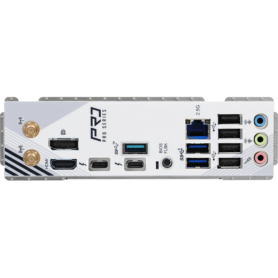 ASRock Z890 Pro RS WiFi ATX Motherboard For Intel 15th GEN PCIE 5.0, 4x DDR5, 4x M.2, 2x Internal USB2.0 Header, 2x Internal USB3.2 Header, 1x Internal Tpye C Header