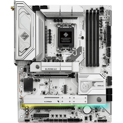 ASRock Z890 Steel Legend WiFi ATX Motherboard For Intel 15th GEN PCIE 5.0, 4x DDR5, 4x M.2, 2x Internal USB2.0 Header, 2x Internal USB3.2 Header, 1x Internal Type C Header