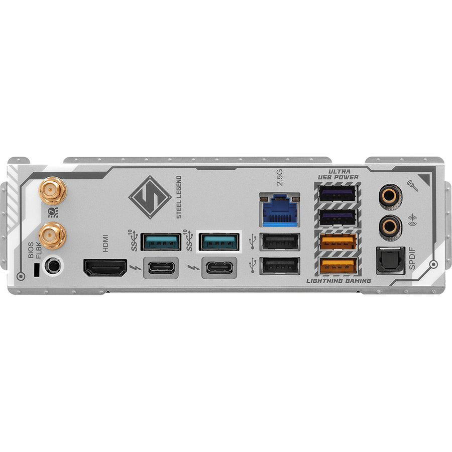 ASRock Z890 Steel Legend WiFi ATX Motherboard For Intel 15th GEN PCIE 5.0, 4x DDR5, 4x M.2, 2x Internal USB2.0 Header, 2x Internal USB3.2 Header, 1x Internal Type C Header
