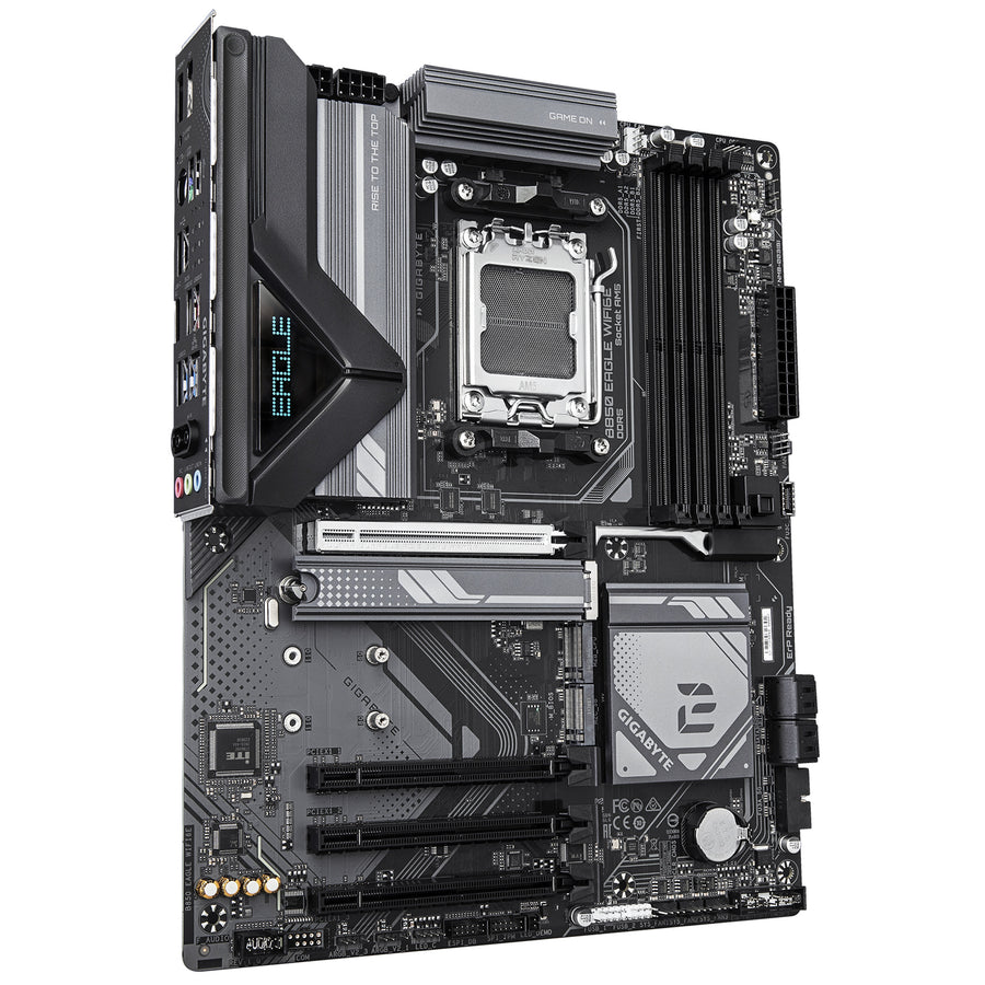 Gigabyte B850 EAGLE WIFI6E ATX Motherboard AMD Socket AM5 - B850 Chipset - Supports AMD Ryzen 9000 / 8000 / 7000 Series Processor - PCIE 5.0 - 3xM.2, 4x DDR5, 2x Internal USB 2.0 Header, 1x Internal USB 3.2 Header, 1x Internal Type C Header
