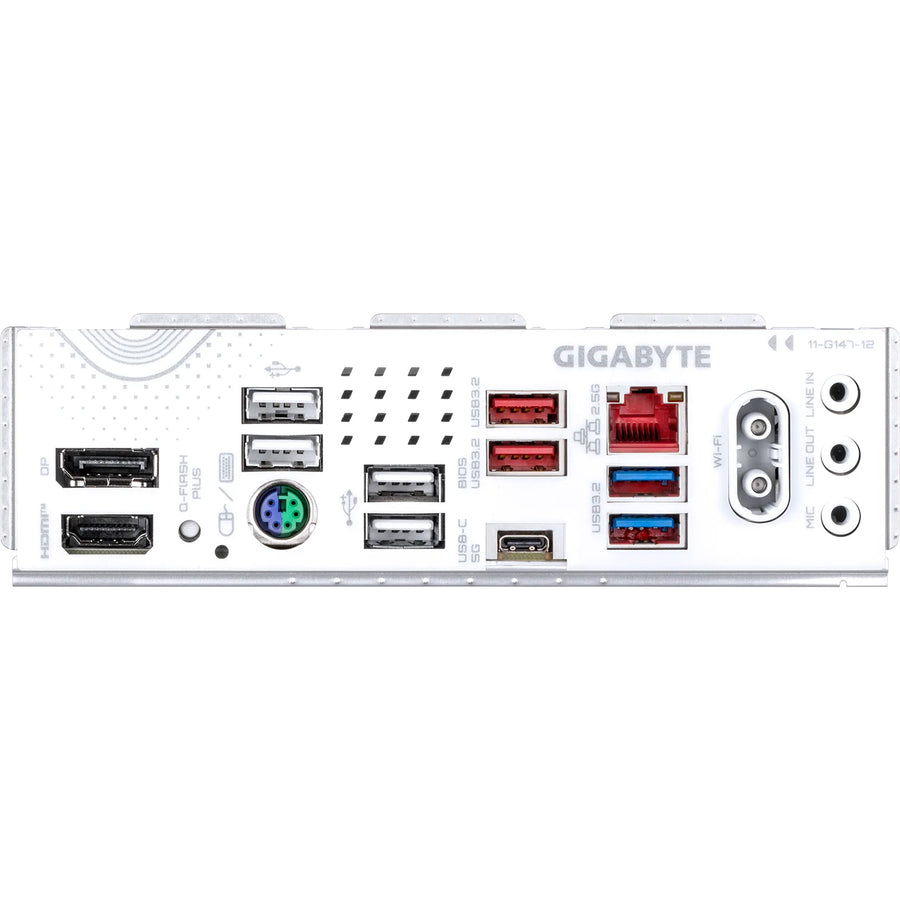 Gigabyte B850 EAGLE WF7 ICE ATX Motherboard AMD Socket AM5 - B850 Chipset - Supports AMD Ryzen 9000 / 8000 / 7000 Series Processor - PCIE 5.0 - 3xM.2, 4x DDR5, 2x Internal USB 2.0 Header, 1x Internal USB 3.2 Header, 1x Internal Type C Heade