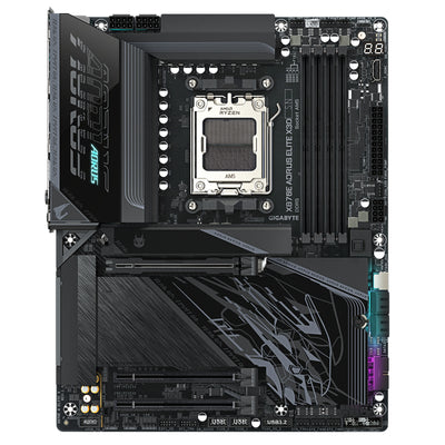Gigabyte X870E AORUS ELITE X3D ATX Motherboard For AMD Socket AM5 - X870E Chipset Supports AMD Ryzen 9000 / 8000 / 7000 Series Processor - PCIe 5.0