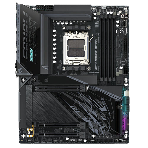 Gigabyte X870E AORUS ELITE X3D ATX Motherboard For AMD Socket AM5 - X870E Chipset Supports AMD Ryzen 9000 / 8000 / 7000 Series Processor - PCIe 5.0