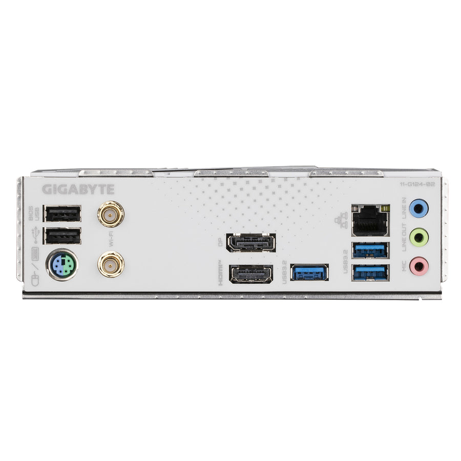 Gigabyte B760M Gaming Plus WIFI DDR4 mATX Motherboard Intel Socket LGA1700, B760, 4x DDR4, 2x M.2, 1x Internal USB 3.2 Header, 2x Internal USB 2.0 Header, 1x Internal Type-C Header