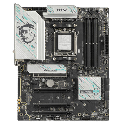 MSI B850 GAMING PLUS WIFI ATX Motherboard For AMD Socket AM5 - B850 Chipset, Supports AMD Ryzen 9000 / 8000 / 7000 Series Processor, PCIE 5.0, 3xM.2, 4x DDR5, 2x Internal USB 2.0 Header, 2x Internal USB 3.2 Header, 1x Internal Type C Header