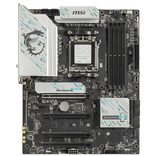 MSI B850 GAMING PLUS WIFI ATX Motherboard For AMD Socket AM5 - B850 Chipset, Supports AMD Ryzen 9000 / 8000 / 7000 Series Processor, PCIE 5.0, 3xM.2, 4x DDR5, 2x Internal USB 2.0 Header, 2x Internal USB 3.2 Header, 1x Internal Type C Header