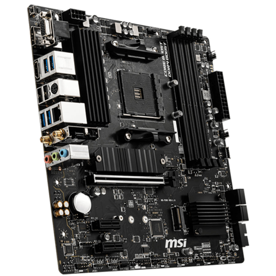 MSI B550M PRO-VDH WIFI mATX Motherboard For AMD 3rd Gen 5000 Series CPU - Socket AM4 - B550 Chipset -4 X DDR4 , 2x M.2 - 1x Internal USB 3.2 - 2x Internal USB 2.0 - 1x Internal  Type C Header