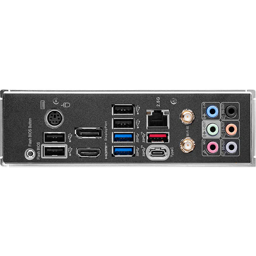 MSI Z790 GAMING PLUS WIFI ATX Motherboard Intel Socket LGA1700, Z790 Chipset, PCIe 4.0, 4xDDR5 Dimm, 4xM.2, Back I/O: 7xUSB, 1xType C, HDMI, LAN, AX WiFi + BT, HD Audio,Internal I/O: 2xUSB 2.0, 2xUSB 3.2, 1xType C,