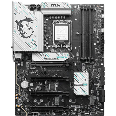 MSI B860 GAMING PLUS WIFI ATX Motherboard For Intel LGA1851 - B860 Chipset - PCIe 5.0, 4x DDR5,