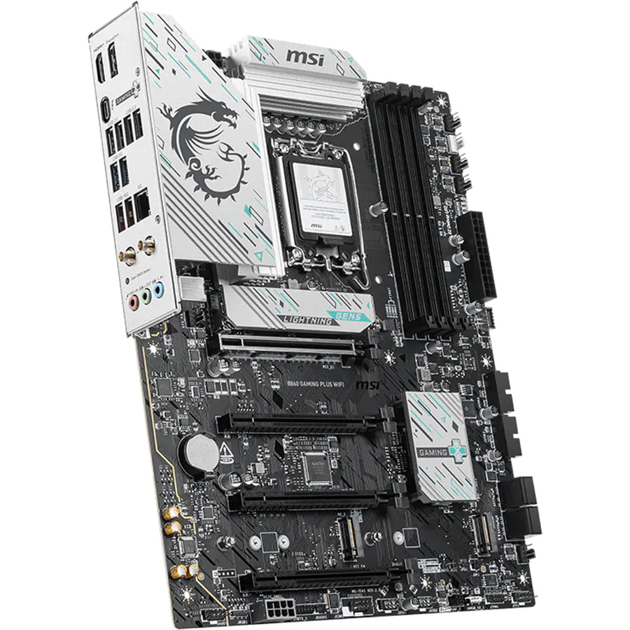 MSI B860 GAMING PLUS WIFI ATX Motherboard For Intel LGA1851 - B860 Chipset - PCIe 5.0, 4x DDR5,