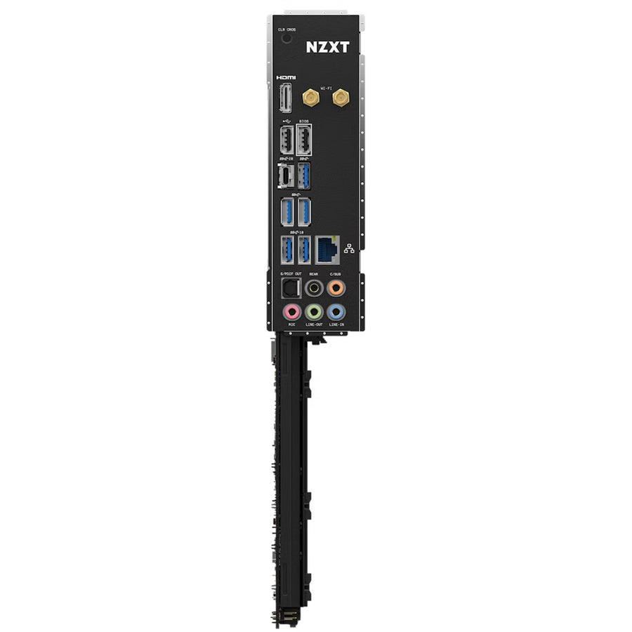 NZXT Z790 Matte Black ATX Motherboard Intel Socket LGA1700, Z790 Chipset, PCIe 5.0, 4x DDR5 Dimm, 3x M.2, Back I/O: 7x USB, 1xType-C, HDMI, LAN, AX WiFi + BT, HD Audio, Internal I/O: 1x USB 3.2, 2x USB 2.0, 1x Type-C, 2x5V A-RGB