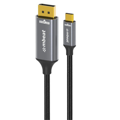 MB-XCB-8K18CDP - mbeat Tough Link 8K 1.8m USB-C to DisplayPort Cable
