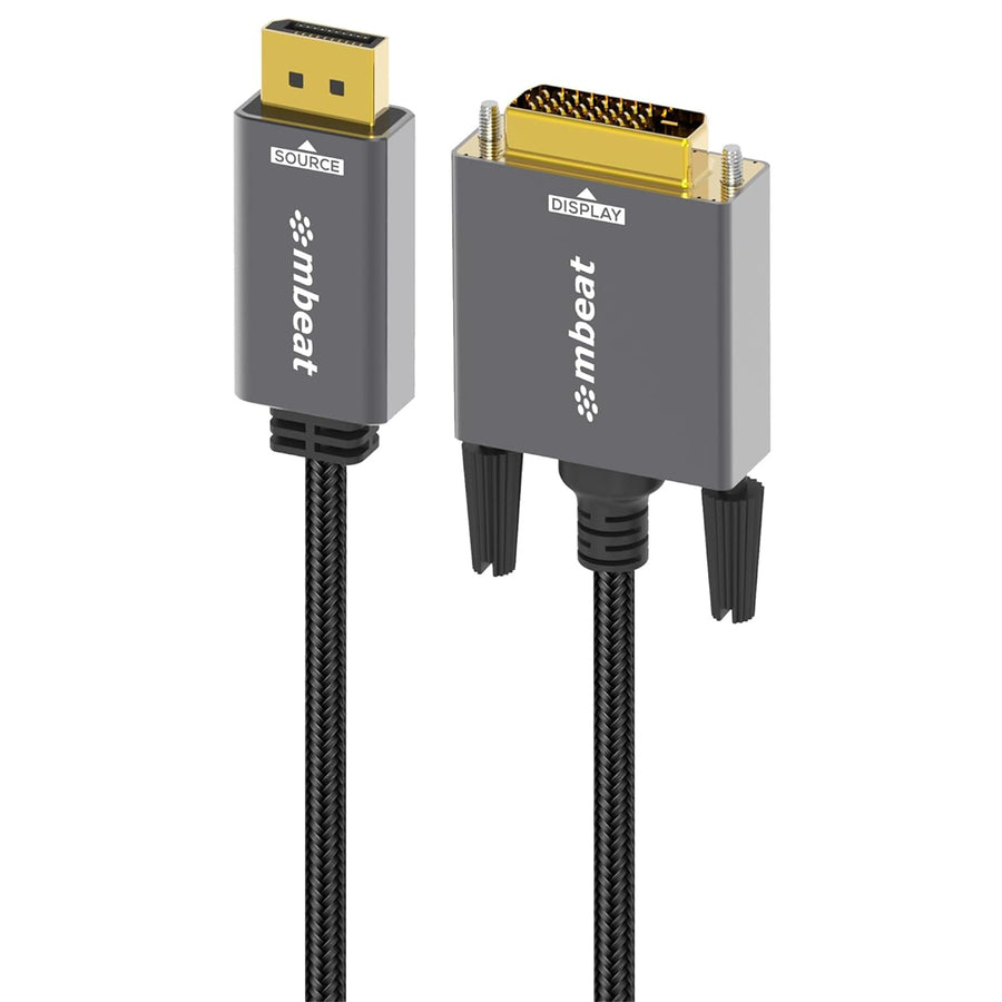 mbeat ToughLink MB-XCB-DPDVI18 DisplayPort to DVI-D Cable - 1.8m