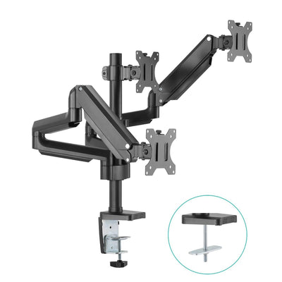 mbeat ACA-MMA-TGC01K Mbeat activiva ErgoLife Triple Monitor Screen Gas Spring Monitor Arm
