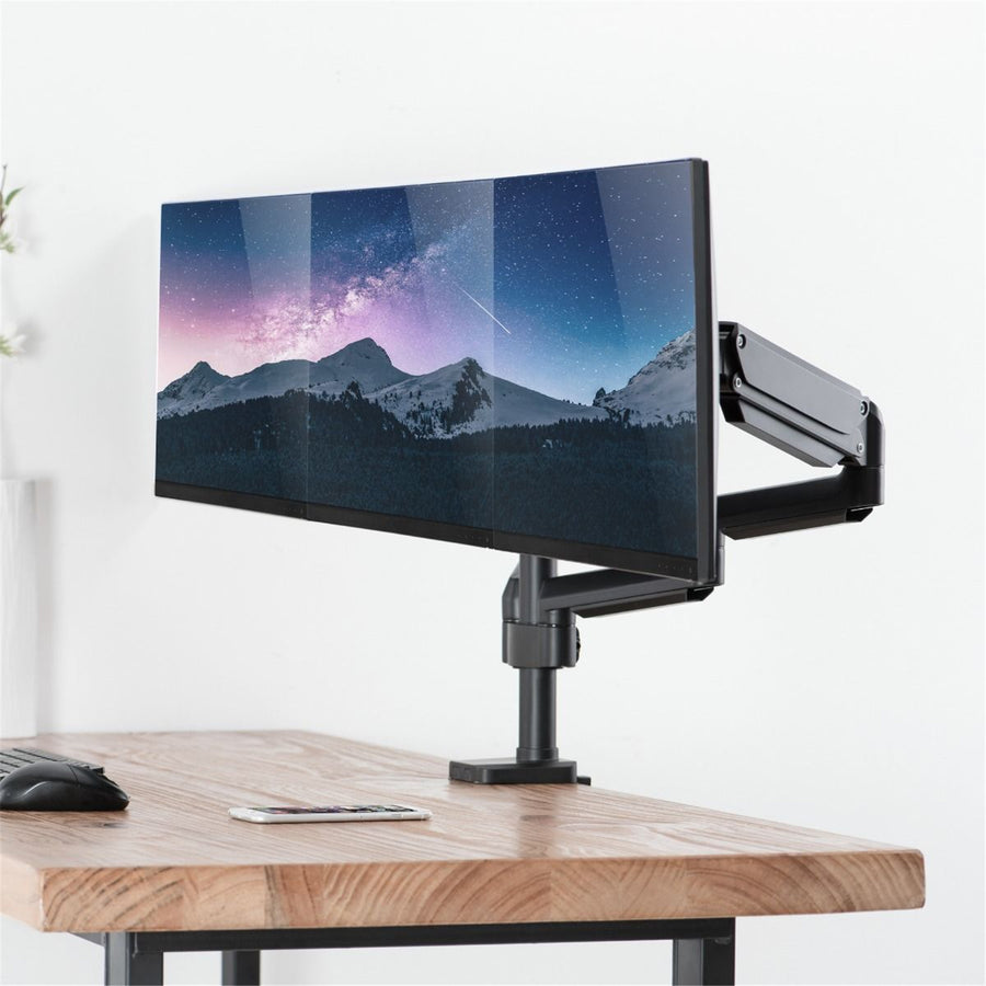 mbeat ACA-MMA-TGC01K Mbeat activiva ErgoLife Triple Monitor Screen Gas Spring Monitor Arm