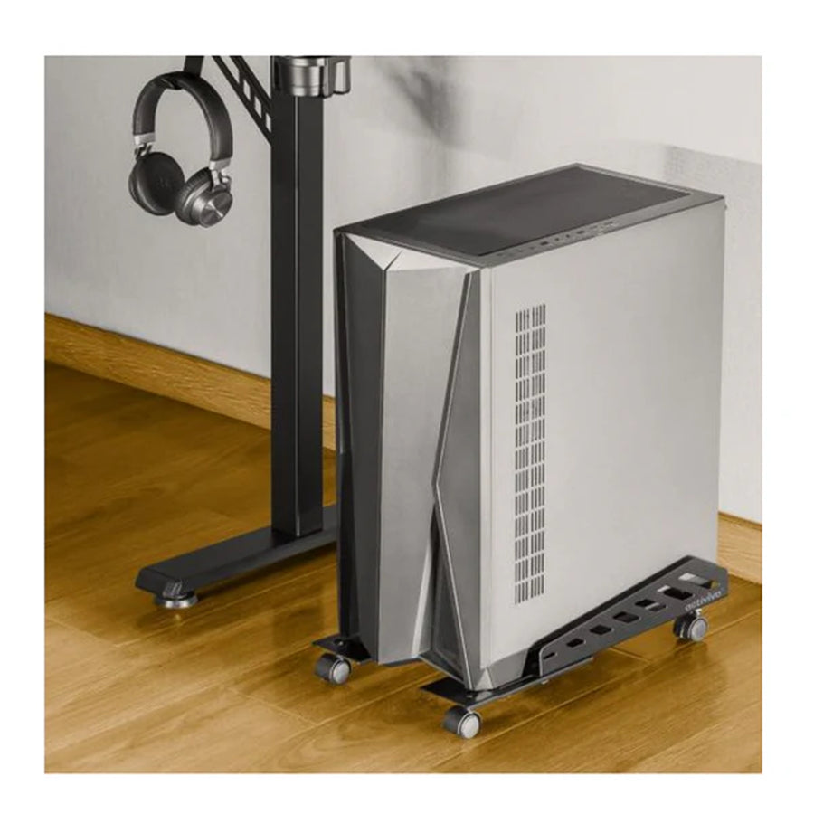 mbeat activiva Heavy-Duty PC Mobile Floor Stand with Casters