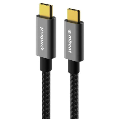 mbeat Tough Link 1.8m USB 3.2 Gen2 USB-C Cable - Space Grey